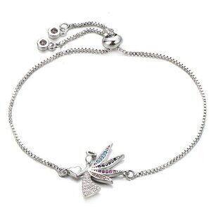 Angel Baby Infant Loss Silver Bracelet